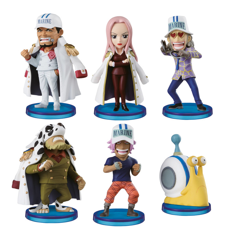 ONE PIECE - FIGURAS WCF SURTIDO NAVY ARMY - PACK DE 6